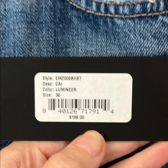 Edwin Blue Straight Leg Jeans Timeless Style - Picture 2 of 5